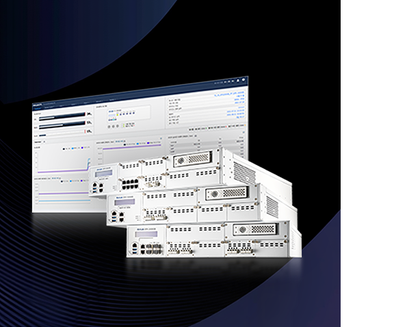 Image of product and dashboard of AhnLAb TrusGuard DPX